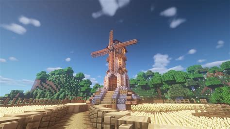 Windmill minecraft. How to Build a Medieval Town Hall. This is an easy-to-build Town Hall Tutorial. This Town Hall design offers a decent size so it can easily be seen in your t... 