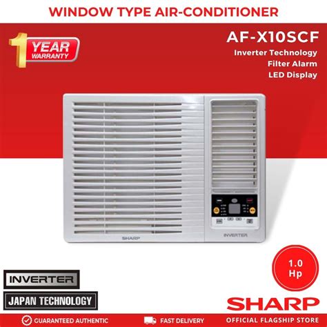 Window Type Inverter Air Conditioner AF-X10SCF SHARP