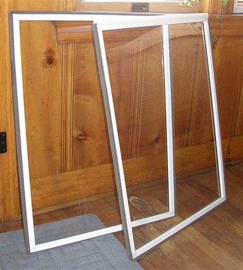 Window inserts. Also known as an indoor storm window, window inserts are custom-made acrylic or Plexiglas panels that fit snuggly on the inside of the window frame, forming an air space between the insert and the window. This layer of air dampens sound vibrations. A standard custom-made window insert for a 40-inch by 30 … 