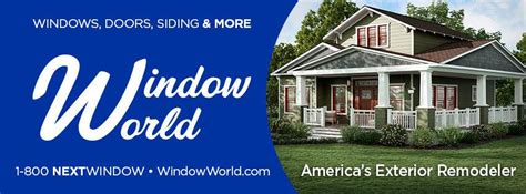 A message to our customers regarding COVID-19. Visit one of over 200 Window World locations nationwide. We are America's largest window replacement & exterior remodeling company.