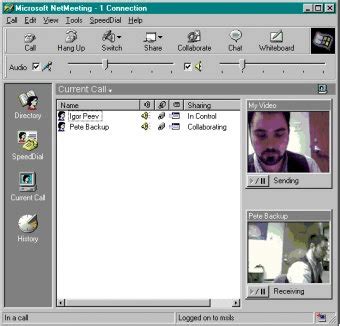 Windows - Using Microsoft NetMeeting for Remote Control