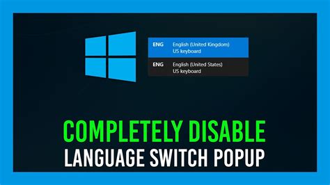 Windows 10: Disable language/keyboard selection popup - YouTube