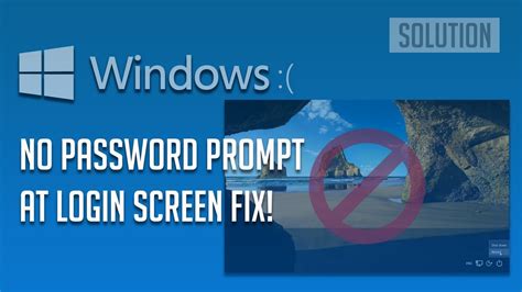 Windows 10 No Password Prompt at Login Screen - Ten Forums