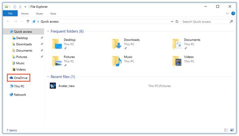 Windows 10 OneDrive files and folder icons are blank and white