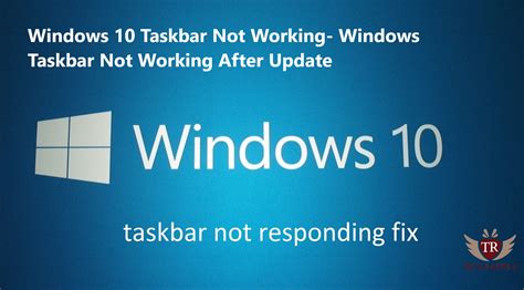 Windows 10 Taskbar Not Working After Update