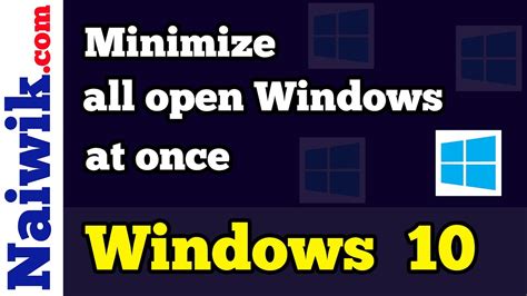 Windows 10 all windows minimize when dragging. .  ...