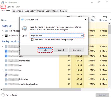 Windows 10 black screen with cursor no task manager no safe mode. exe d...