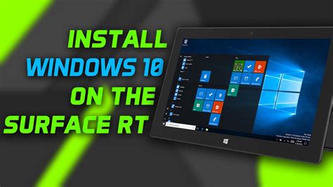 Windows 10 for surface rt.  This process unlocks better performance and app compatibili...