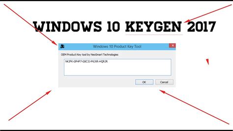Windows 10 keygen. 10.完成！ Win10序號已被破解且kms產品金鑰也永久被激活啟用 。 Win10序號破解&啟用金鑰(教學)就到此告一段落，雖然Win10盜版與正版軟體在功能與更新上沒甚麼差別，但小編還是比較建議透過正規管道來取得Win10序號與金鑰，未來若有作業系統相關問題，至少還有 ... 