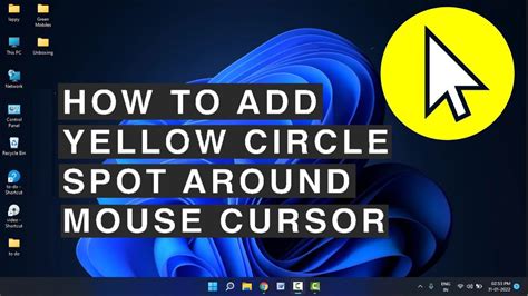 Windows 11 circle around cursor.  It is disappointing that such errors persist when Wind...