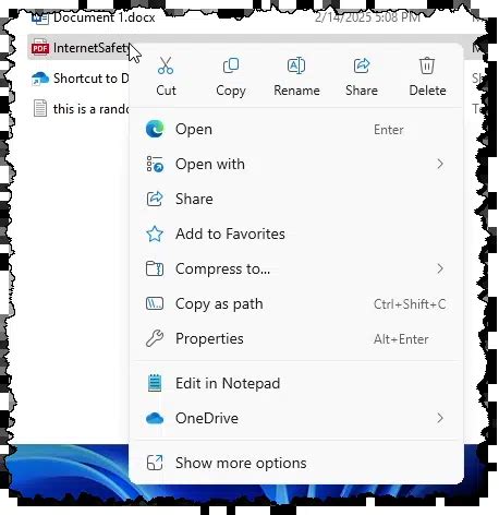 Windows 11 crash when right click.  You should also remove unwanted right-c...