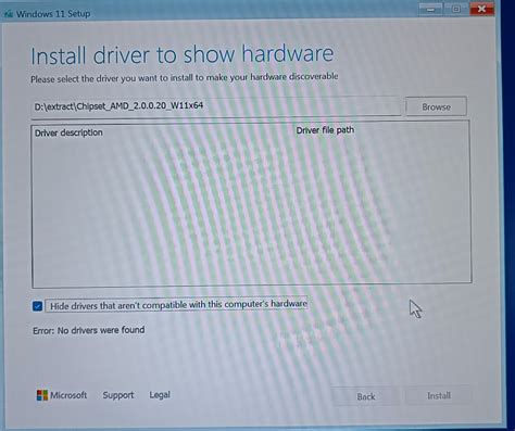 Windows 11 not installing on ssd.  If the driver is missing from Windows 11 installation media, ...