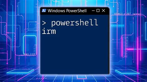 Windows 7 powershell irm. ai A simple, lightweight PowerShell script t...