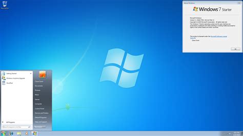 Windows 7 starter lite.  This is a version of windows 7 32-bit service pack 1...