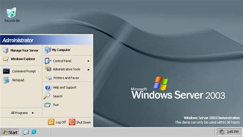 Windows Server 2003 - Can