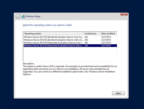 Windows Server 2012 R2 - Installation