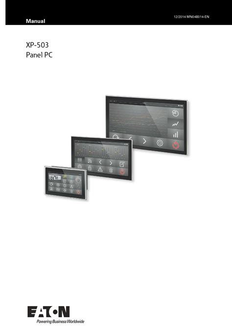 Windows Standard Embedded 7 User’s Guide for Eaton XP-503