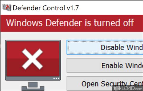 Windows defender control.  This media, typically created on a USB drive or ...