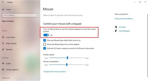 Windows mousekeys.  Jun 1, 2025 · Learn how to navigate and control your mouse cursor using y...