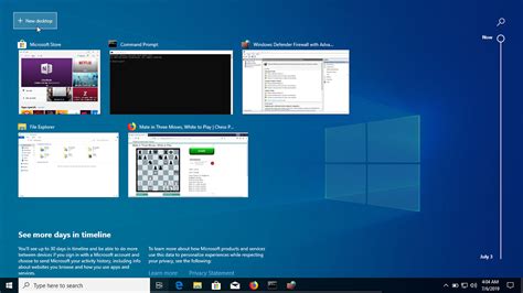 Windows multiple desktops. Windows 11’s Task View gives you a detailed view of all open windows on your desktop. Select a task to bring into focus, manage open apps and windows effectively here, and toggle between desktops. You can move an app to a different desktop by dragging and dropping it on the Desktop pane below. 
