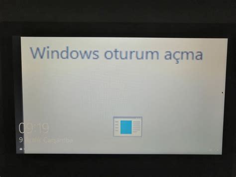 Windows oturum açma hatası