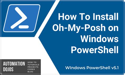 Windows powershell oh my posh.  Lets see how you can install it and setup ohmyposh a...