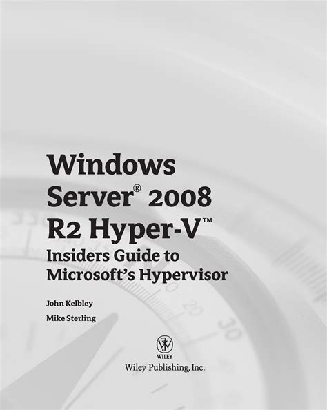 Windows server 2008 r2 hyper v insiders guide to microsofts hypervisor. - Yamaha bear tracker yfm 250 owners manual.