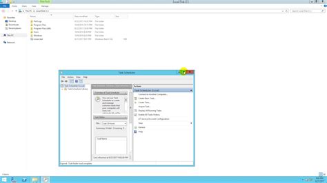 Windows server 2012 r2 restart automatically.  Open Run prompt, type taskschd.  If you...