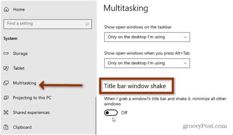 Windows shake to minimize.  The articles I've found, to disable this funct...