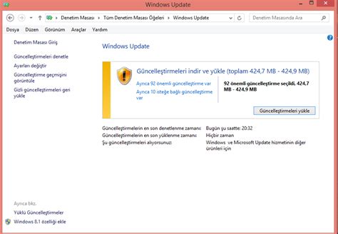 Windows update başlamıyor