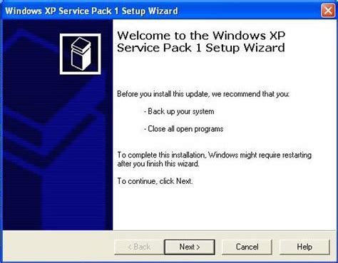 Windows xp service pack 1 ダウンロード