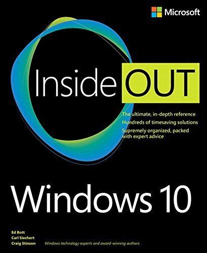 Read Online Windows 10 Inside Out By Ed Bott