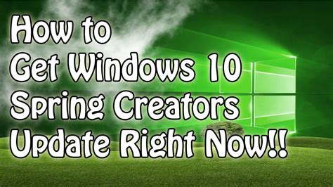 Windows10 spring creators update ダウンロード