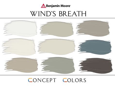 Behr recommends colors that coordinate with Angel Feather | Fortune | Milkweed Pod | Winds Breath | Path. View these and other coordinated palettes on Behr.com.