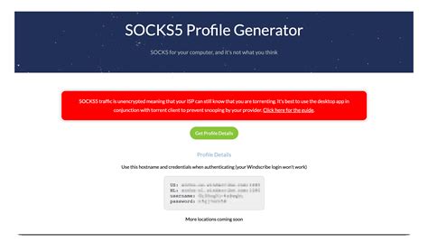 Windscribe socks5 proxy.  Learn how to safely use Windscribe with torrent clients:...