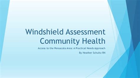 Adapting the windshield survey model to community health education HSMHA Health Rep. 1971 Mar;86(3):202-3. Author L B Callan. PMID: 5547787 PMCID: PMC1937078 No abstract available. MeSH terms California Community Health Workers* .... 