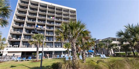 With a stay at Windsurfer Hotel in Myrtle Beach (Downtown Myrtle Beach), you'll be a 4-minute walk from Myrtle Beach Boardwalk and 12 minutes by foot from Family Kingdom Amusement Park. This beach hotel is 0.8 mi (1.3 km) from SkyWheel Myrtle Beach and 2.8 mi (4.5 km) from Broadway at the Beach. 