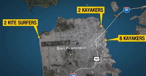 Windy conditions led to several water rescues near San Francisco