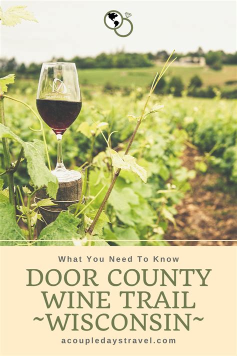 Wine, Wineries, Distilleries and Breweries - Door County Navigator