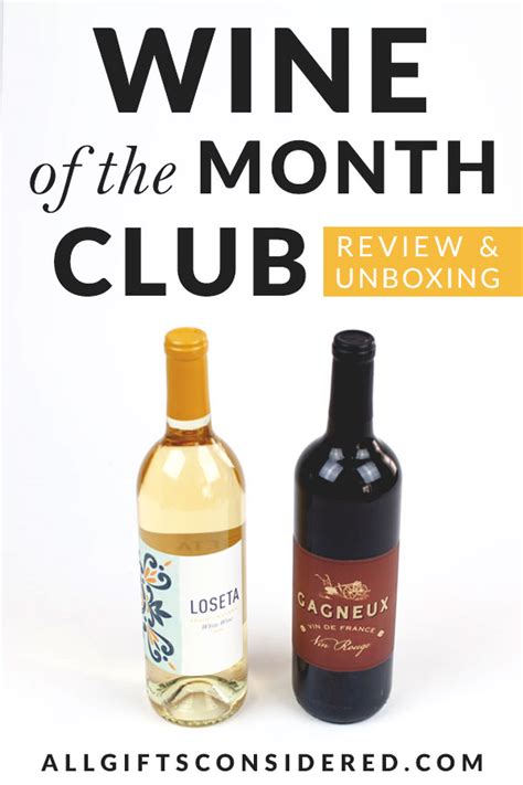 Wine of the month club. 