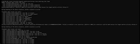 Winerror 10061 python solution.  Any thoughts Nov 23, 2024 · Conclusion Pyth...