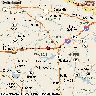 Winfield, TX Map & Directions - MapQuest