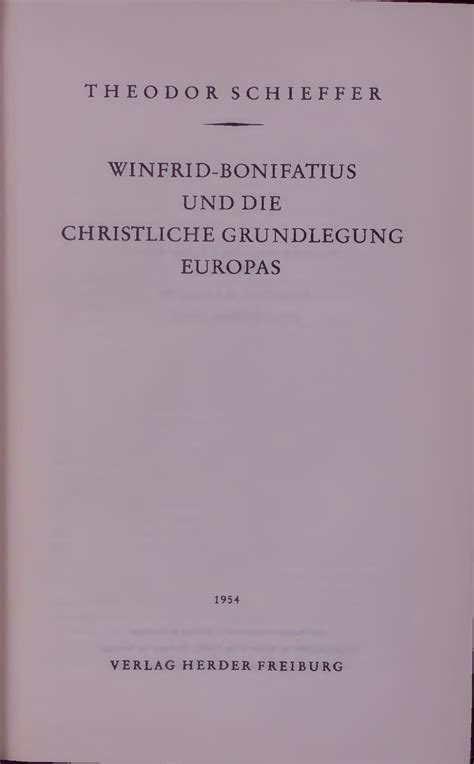 Winfrid bonifatius und die christliche grundlegung europas. - Owls of the world a photographic guide.