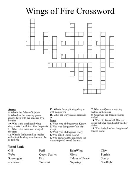 Bird's wing movement. Today's crossword puz