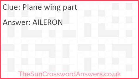 The Crossword Solver found 30 answers to "part of a wing", 