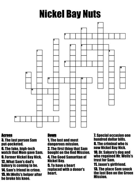 Winged nut crossword. Search Clue: When facing difficulties with puzzles or our website in general, feel free to drop us a message at the contact page. We have 1 Answer for crossword clue Winged Cupids In Art of NYT Crossword. The most recent answer we for this clue is 5 letters long and it is Amors. 