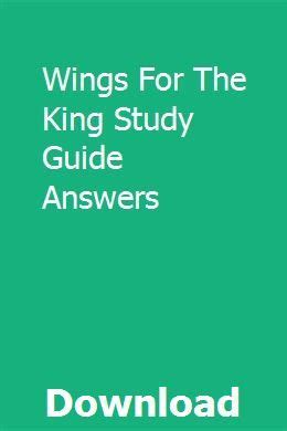 Wings for the king study guide answers. - Emanuel von bodman und die gottlieber künstlerkolonie 1902-1905.