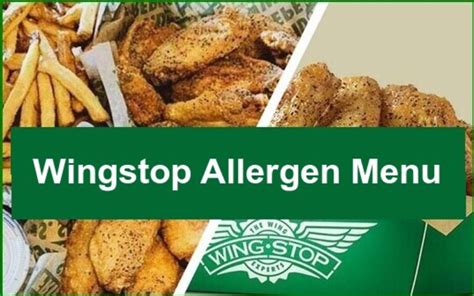 Wingstop allergen. Things To Know About Wingstop allergen. 