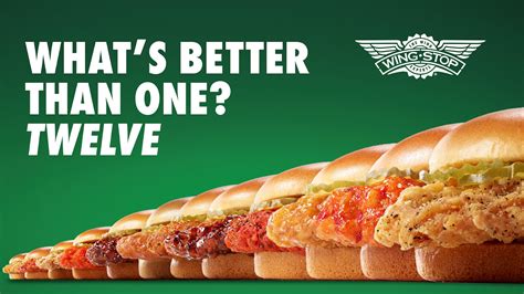 Wingstop chicken sandwich flavors. The sandwich, which comes on two toasted buns with pickles, is available in all of the chain's dozen wing flavors, from lemon pepper to mango habanero. 
