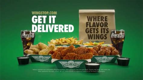 Wingstop commercial lyrics. [Verse] Me, get delivery like a G See hungry Dogg's gotta eat I get mine every day, every week Chicken wings to the crib I'm sittin' in Burger in the low-low Hope they kept the pickle in Wonton on ... 